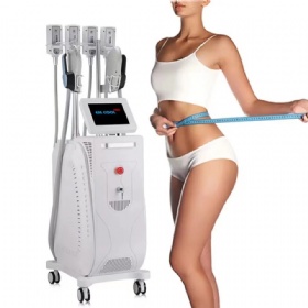 HIEMT 4 Handles cryolipolysis pads and ems Body Sculpting Muscle Stimulator Machine For Muscle Building