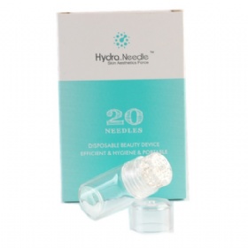 Hydra needle D200 micro-needling skin care therapy with 20 pins golden titanium needles