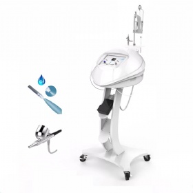 Oxygen jet peel and spray facial machine